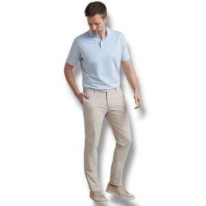 NWT Peter Millar Pants‎ Surge Performance Trouser Mens Size 40x30 Oatmeal - $198